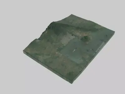 MANAGUA City Low-poly 3D model