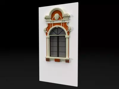Classic 9 window 3D model