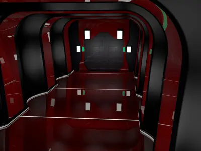 Sci Fi Tunnel  3D model