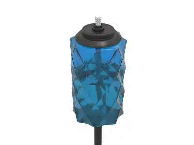 Glass Tiki Torch 3D model