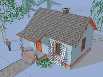 Creative Design-Holiday Cabin-072 3D model