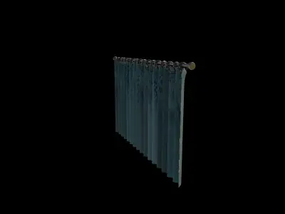 Curtain 3D mode 3D model