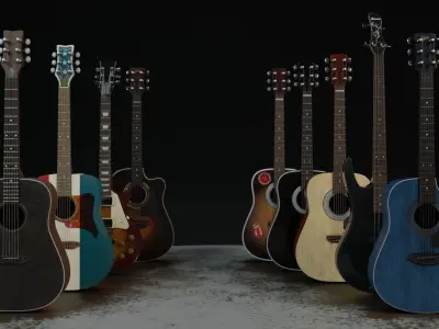 Musical Instruments  3D model