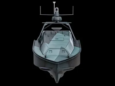 Corsair Saronic - Unmanned Robotic Autonomous Surface Vessel With Camo PBR 