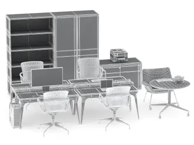 Office Module 04  3D model