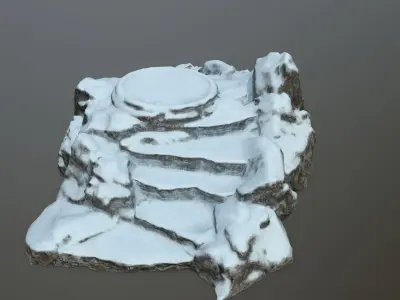 Ladder Ruin Low-poly 3D model shop