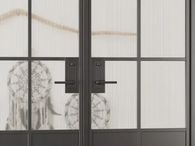 Entrance door set30 3D model