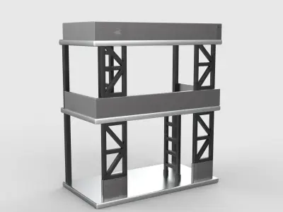 Modular Scaffolding 3D model