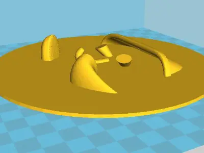 Bathroom funny logo 3D print model