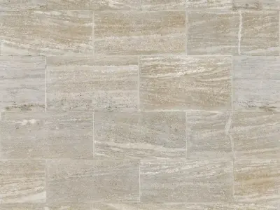 Warm Sandstone Brick Tile PBR Texture Texture