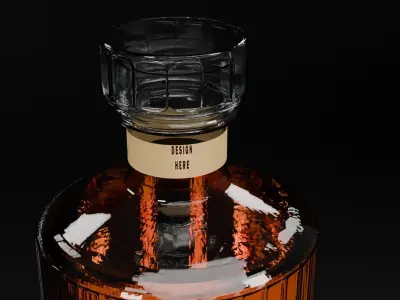 Whiskey Bottle  3D model