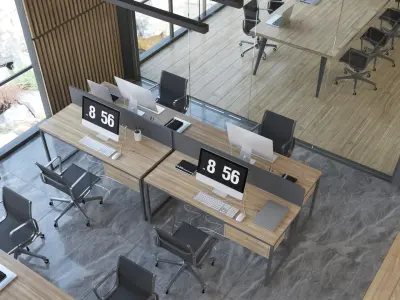  Modern Open Office Interior 