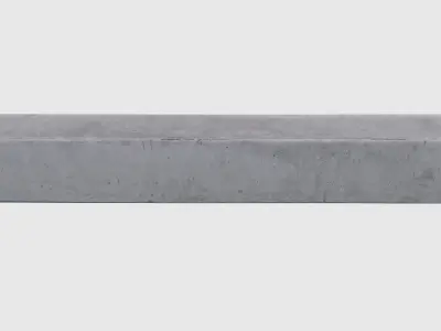 Concrete Parking Curb-3D Scan 3D model