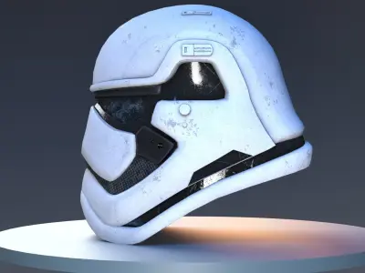 Star Wars Stormtrooper Helmet - VII VII IX 3D model