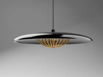  Decorative Ceiling Lamp - 2k textures 3D model