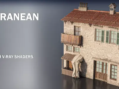 Mediterranean house 3D model