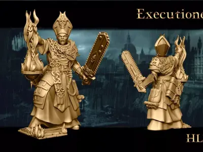 Heresylab  Redeemers Leader  both Scifi and Fanatsy Version 3D print model