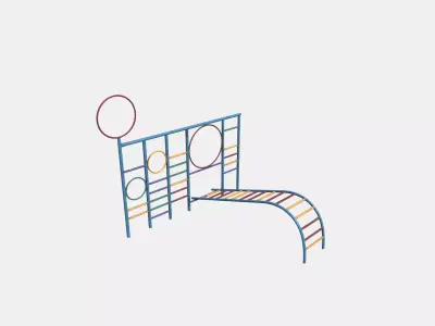 Old Wall Climber Low-poly 3D model