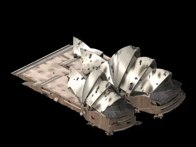 Future World - Sydney Opera House 02 3D model