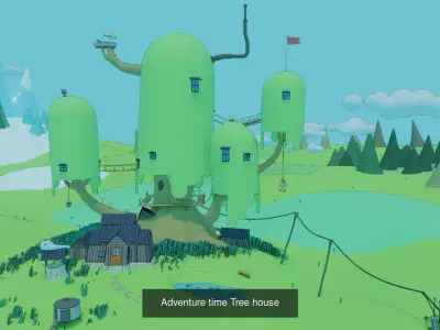 Adventure Time collection 3D Model Pack