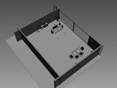 office conference room md699 b02 3D model