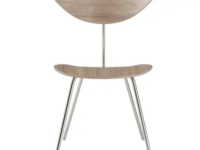 Vitra dining chair 3D model