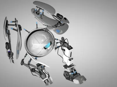 Portal 2 Atlas 3D model