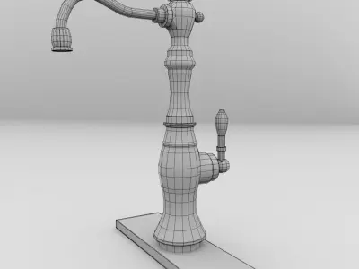 Antique Faucet 3D model
