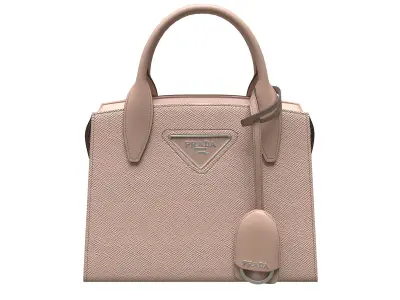 handbag prada bag leather Low-poly 3D model