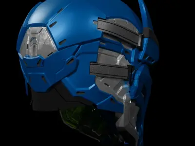 Blue Hood Shinobi 3D print model