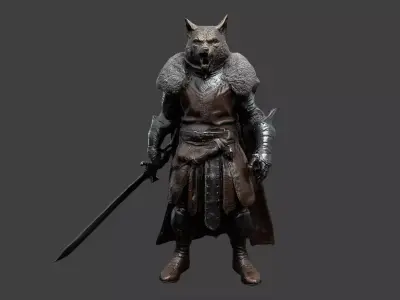 Animal Warrior Pack 3 Low-poly 3D model