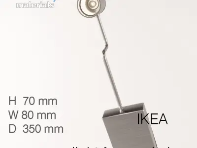 LightGrundtal - lighting for wardrobe 3D model