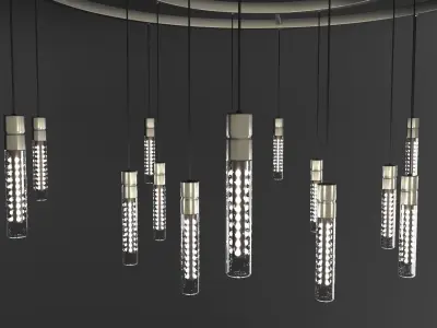 Modern Chandelier 3D model shop