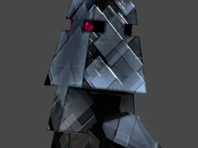 Megedo robot1 Low-poly 3D model