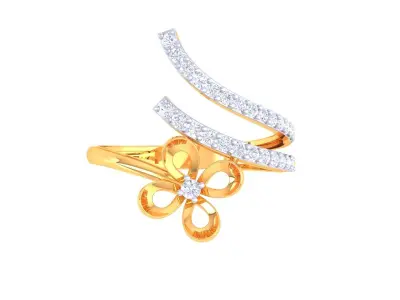 Delicate Ring - 61 3D print model