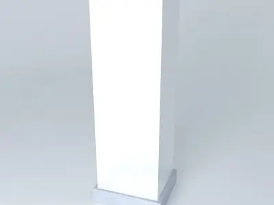 Standing lightbox Free 3D model