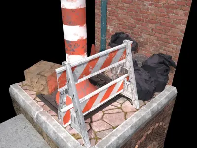 New York Low-poly 3D model