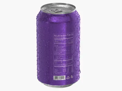  Standard Soda Can With Droplets 355ml V2 