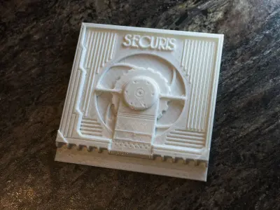 Bioshock Securis Bulkhead Door Miniature 3D print model