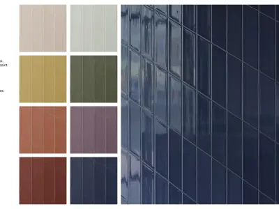 Chevron Tile in Stacked Layout Texture