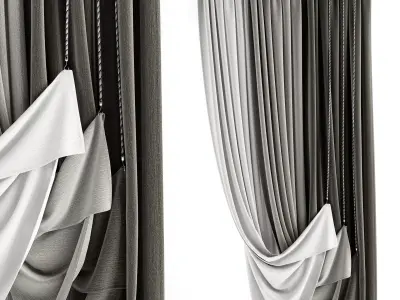 Curtain 79 3D model purchase