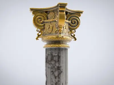 COLUMN ornate 3D model