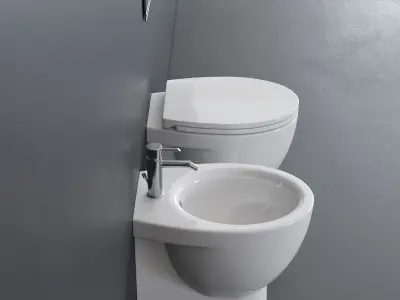 Ceramica Catalano New light WC Low-poly 3D model