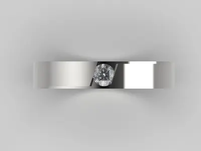 groom wedding ring mr0115 3D print model