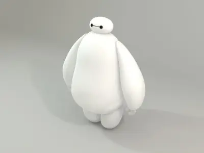 Baymax - Robot Low-poly 3D model