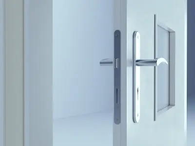White Door 51 3D model