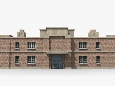 Factory xx25 Low-poly 3D model