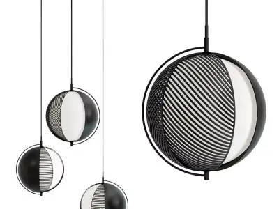 Pendant lamp Mondo Pendant by oblure 3 3D model