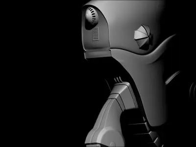 Scifi Robot machine 3d print model 3D print model