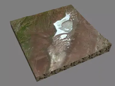 Soda Lake 3D model